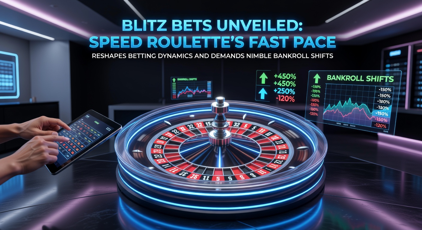 Snelle draai van het roulettewiel in een Speed Roulette-sessie met spelers die razendsnel inzetten plaatsen