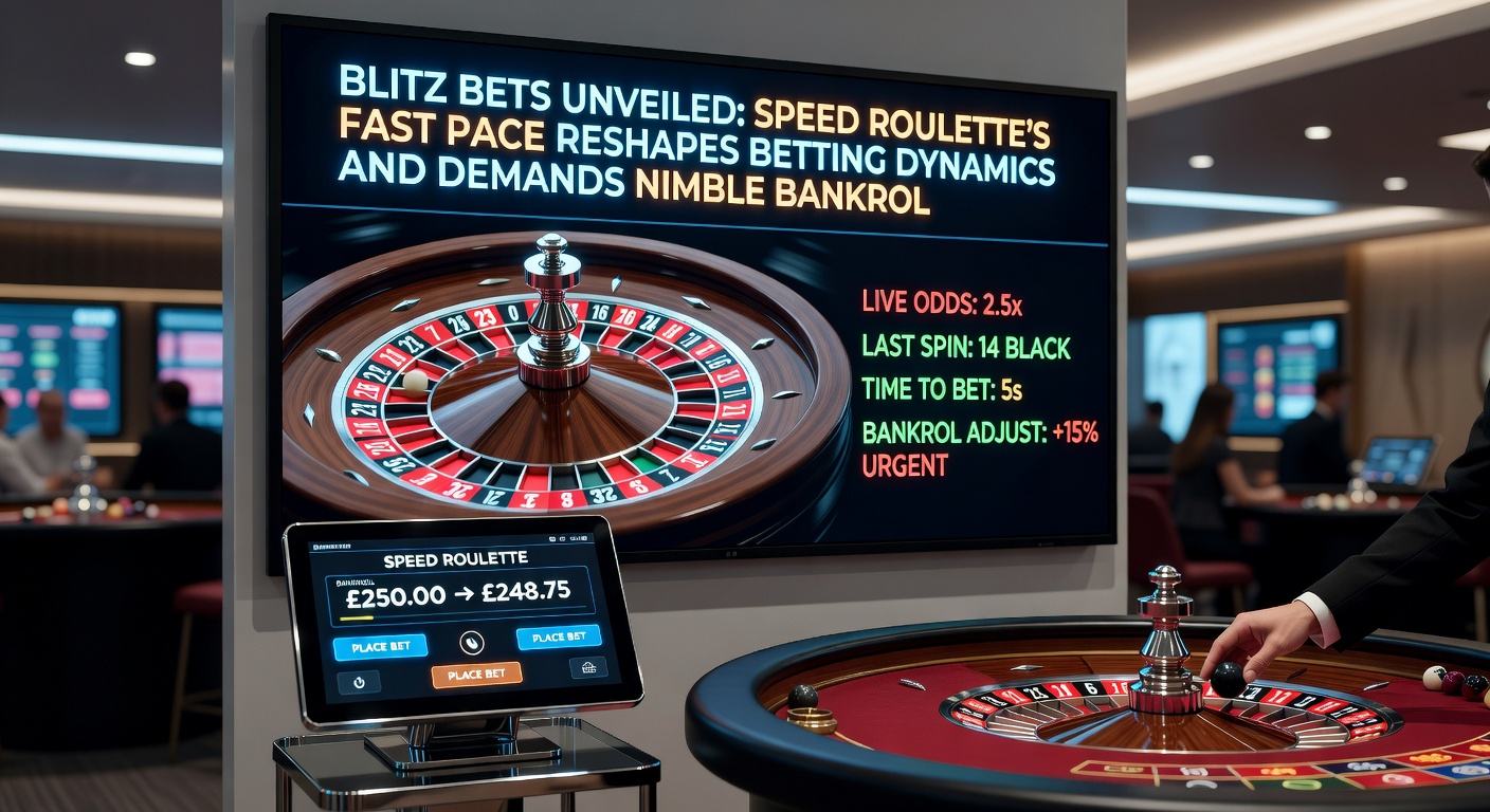 Grafiek met bankroll-curves tijdens een Speed Roulette-sessie, tonend volatiliteit en snelle shifts