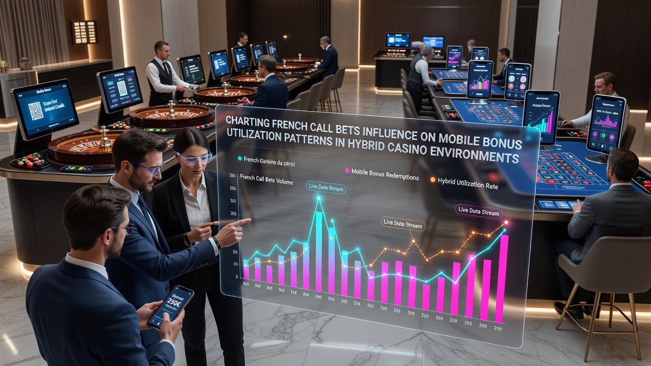 Mobiele interface met Franse call bets en bonusintegratie in hybride casino's
