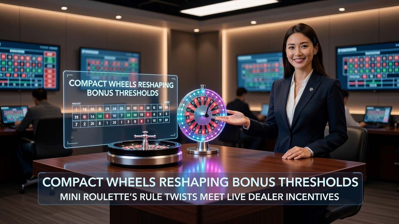 Mobile screen displaying mini roulette live session with bonus threshold progress bar and dealer interaction