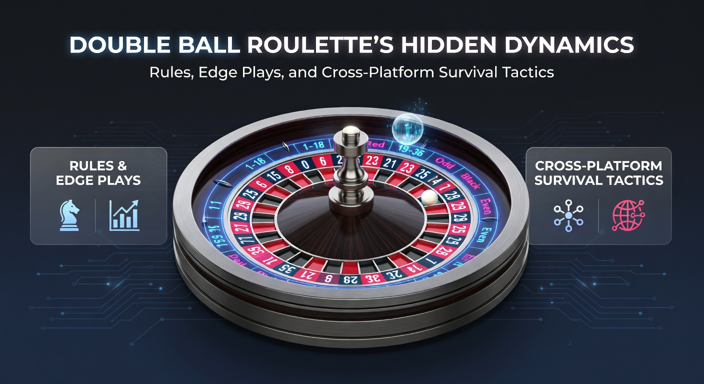 Double Ball Roulette wiel met twee ballen in actie tijdens een live sessie, illustrerend de dubbele spanning van de variant