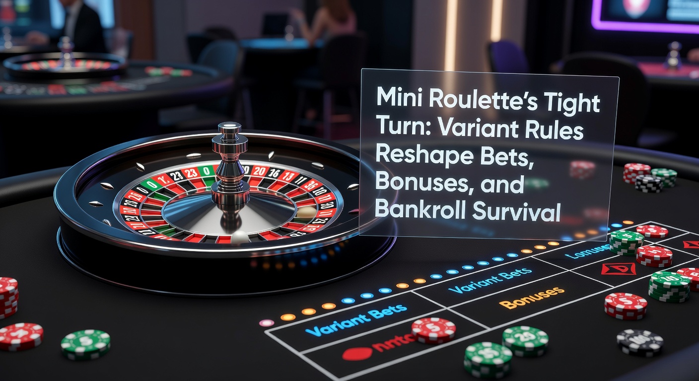 Mini Roulette wiel met 13 nummers en variantregels in actie, tonen hoe het spel inzetten en bonussen beïnvloedt