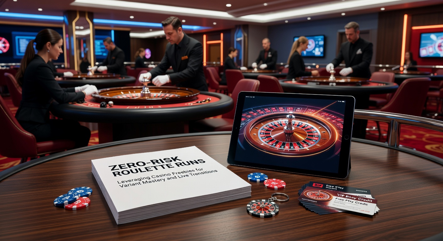Speler aan een live roulette tafel met bonus overlays en gratis fiches, illustrerend de transitie van demo naar live spel met zero risk